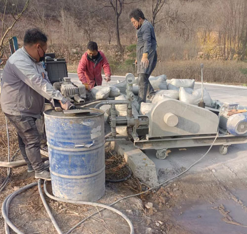 永仁路面下沉注浆